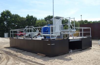 Zwischenpumpstation an CEMEX Tweelbäke ausgeliefert