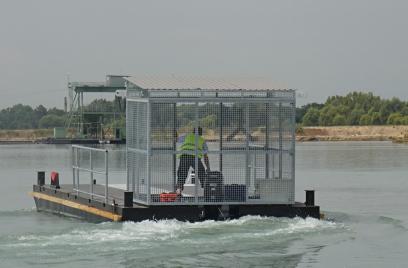 Bootserprobung auf dem Baggersee