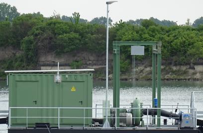 Zwischenpumpstation Waschkieswerk Eich ist in Betrieb