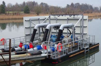 Austausch der Pontonanlage + Rohrleitungen Frischwasserversorgung erfolgreich abgeschlossen